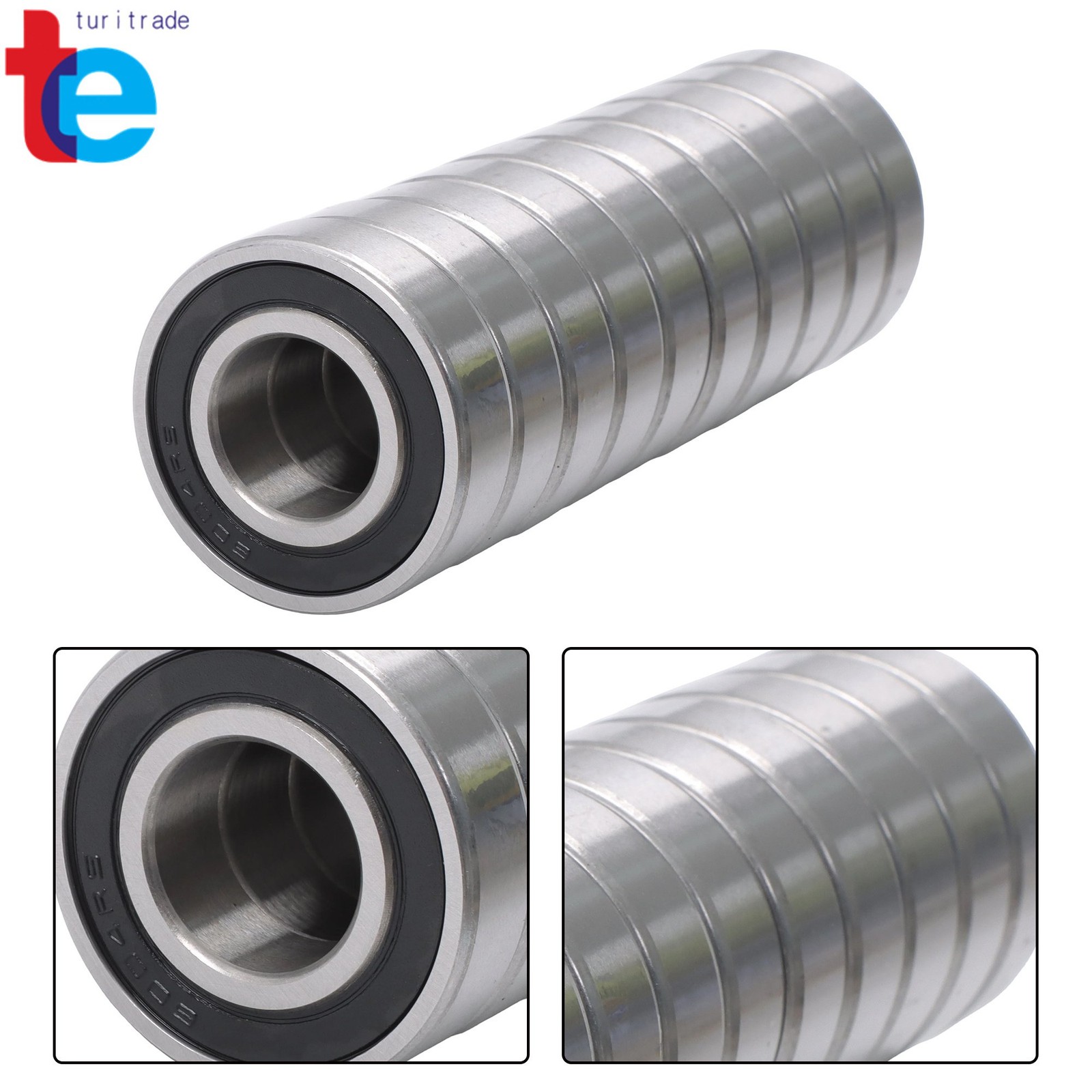 6004-2RS C3 Ball Bearings 10 Pack 20mm ID 42mm OD 12mm Wide Premium Sealed