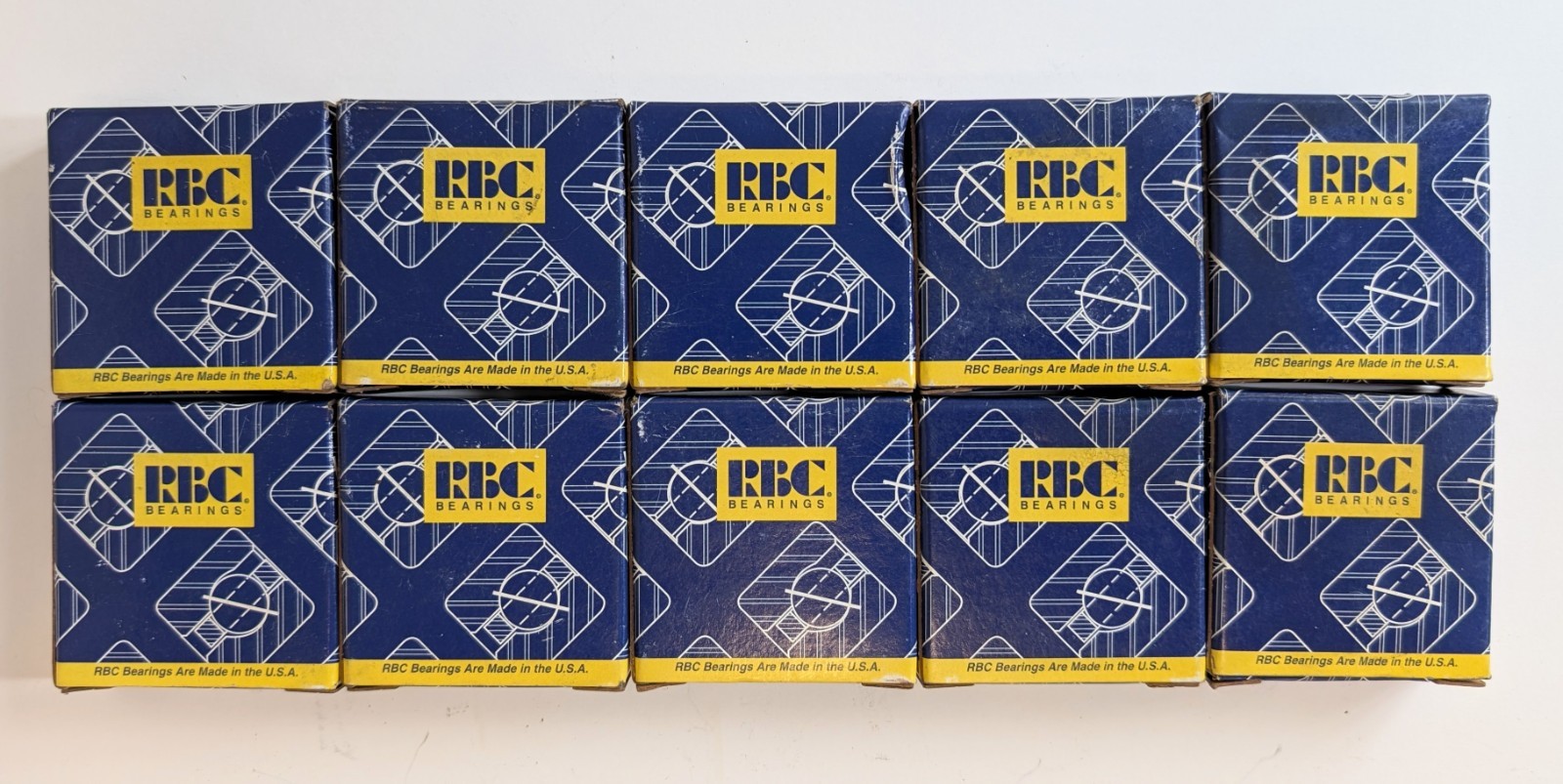 10x RBC NICE 3035DCTNTG19 Radial Deep Groove Ball Bearings – Unused Old Stock
