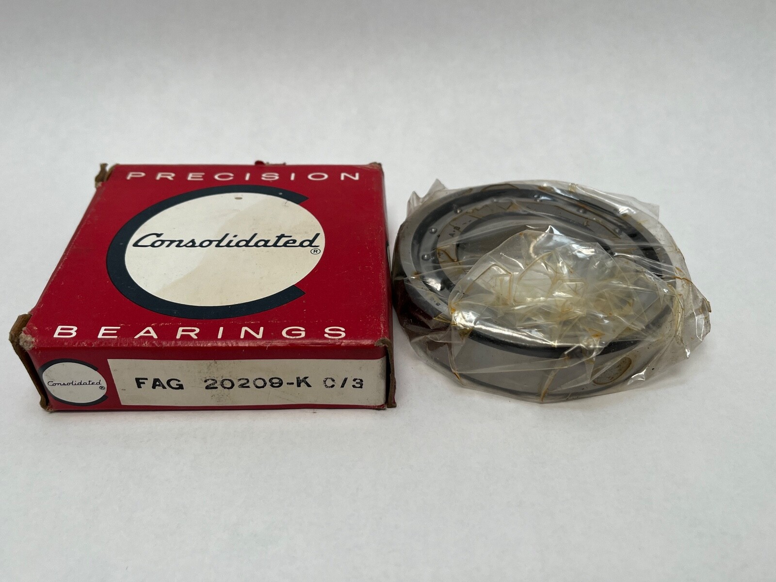 FAG 20209K.C3 Single Row Spherical Bearing 45x85x19 mm 20209-K-C3 Germany