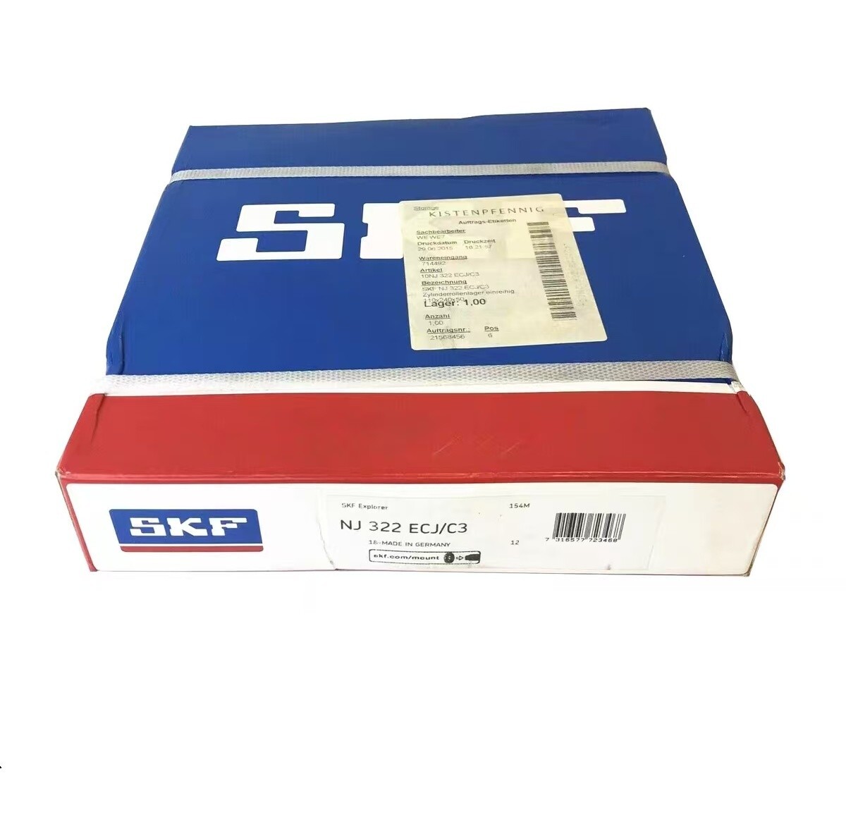 1PC SKF NJ 322 ECJ/C3 single row cylindrical roller bearing