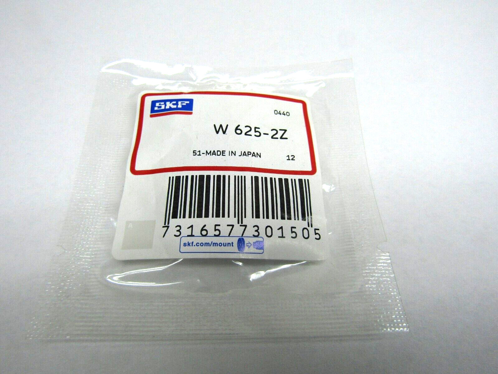 SKF W 625-2Z 5mm X 16mm X 5mm Metal Shielded Bearing