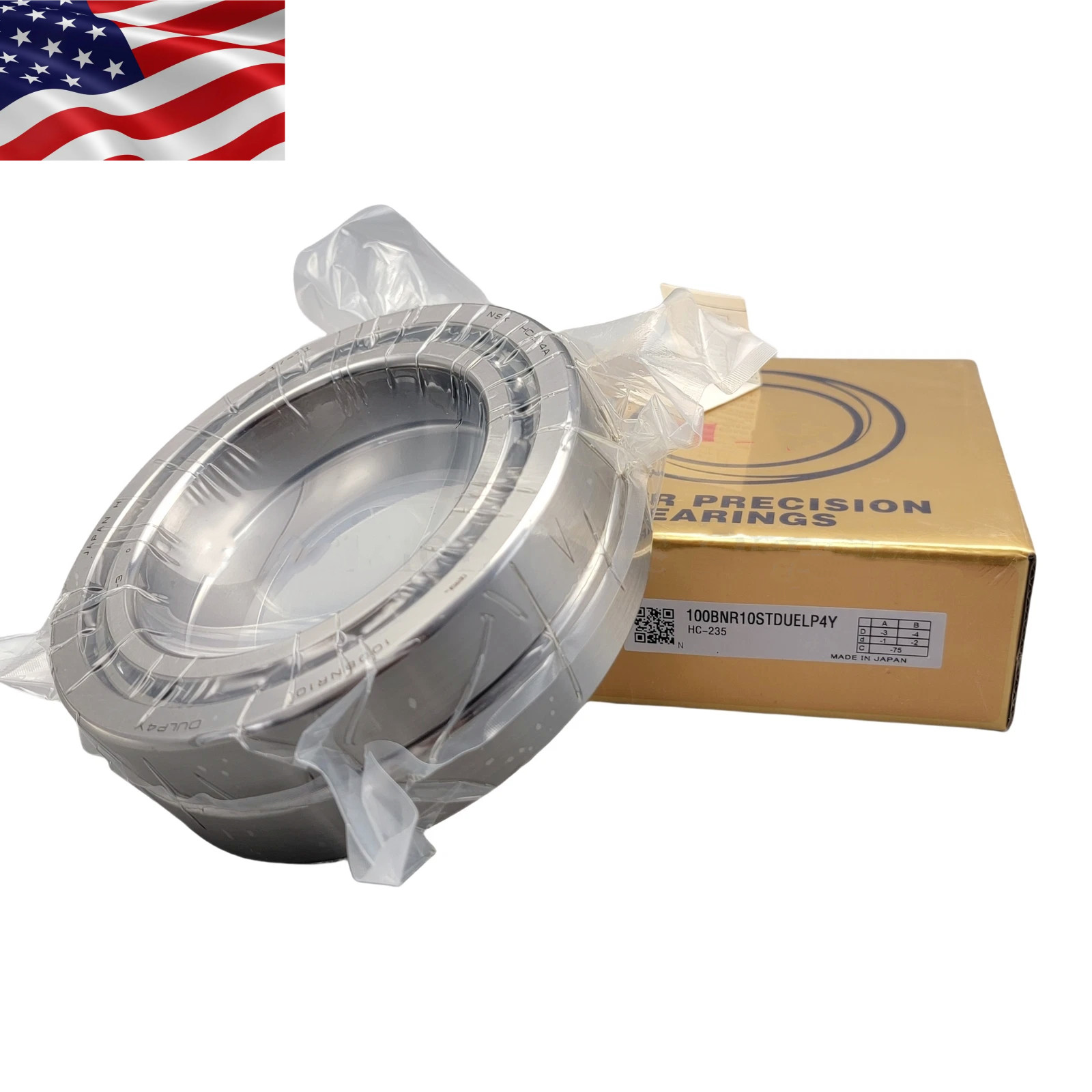 NEW Super Precision Spindle Bearings FOR NSK 100BNR10STDUELP4Y （Set of Two）
