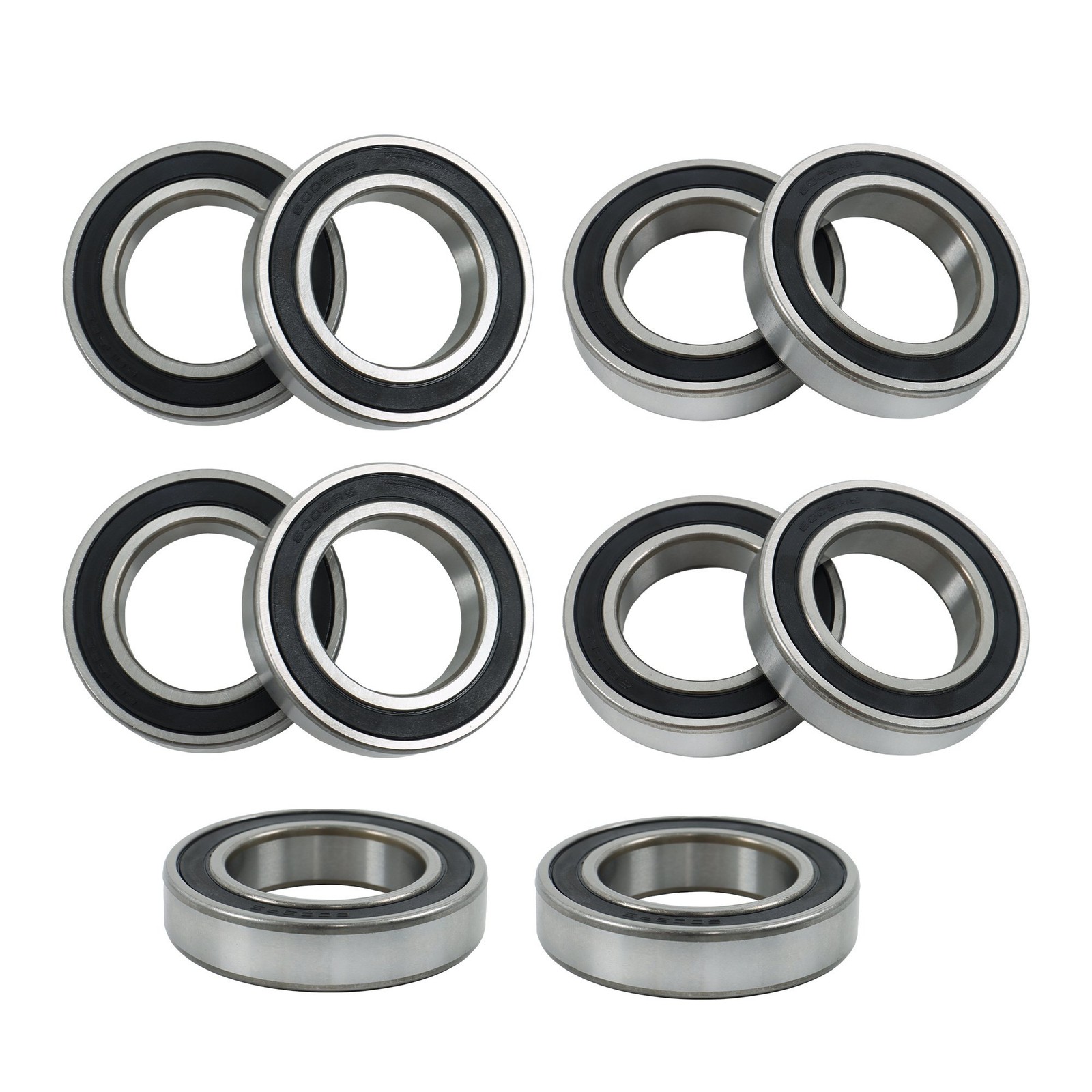 6009-2RS Deep Groove Bearings 10 Pack 45x75x16mm Pre-Lubed Sealed