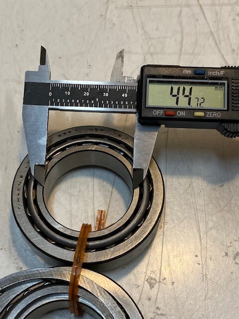 Hyster 1327711 | LM603049 | LM603011 Bearing Set 78mm OD 45mm Bore