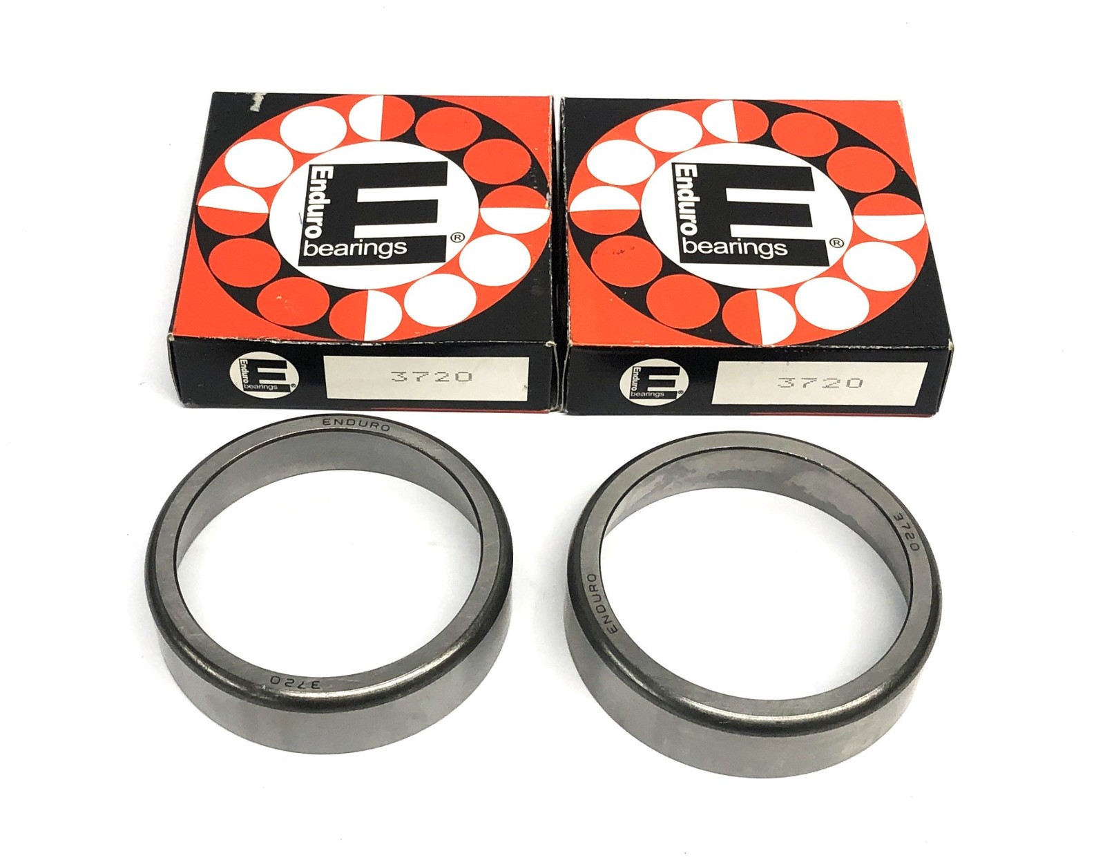 Enduro Tapered Roller Bearing Cup 3720 [Lot of 2] NOS