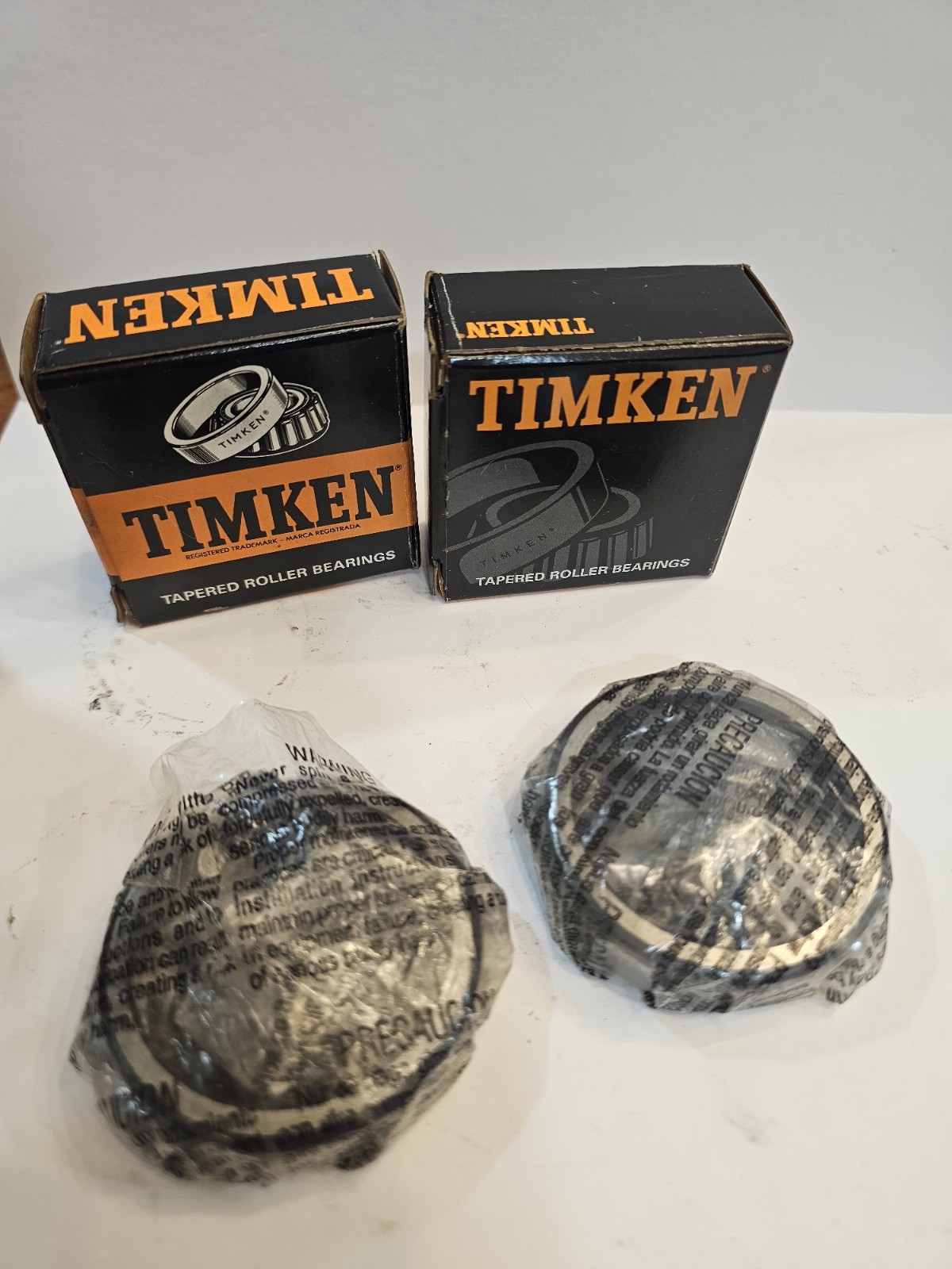 2pcs Timken 15520 Bearing Race Cups