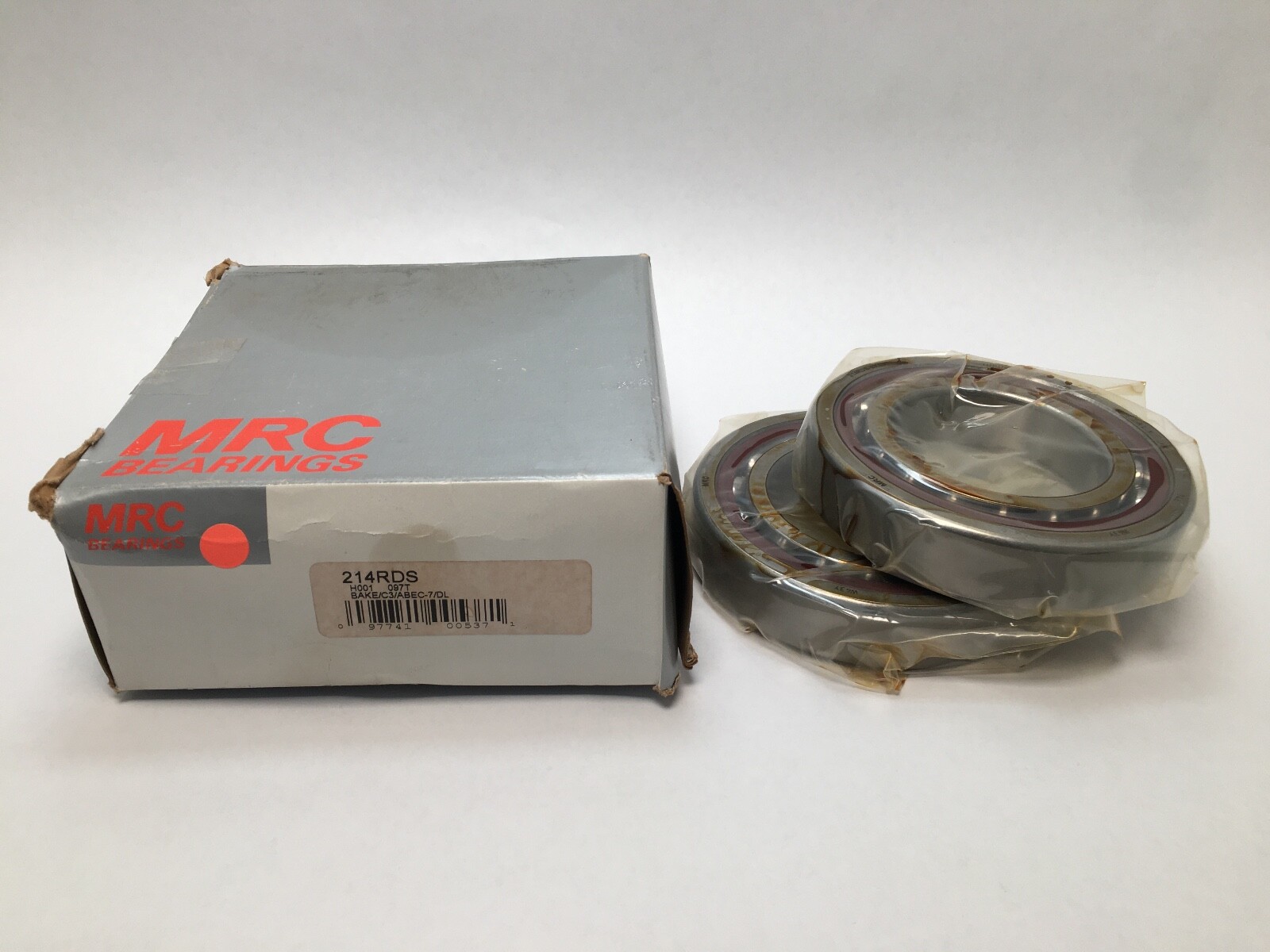 MRC 214RDS Angular Bearing 70x125x24 mm 214 RDS BKE#7 C3 ABEC7 7214 Italy 2 pcs