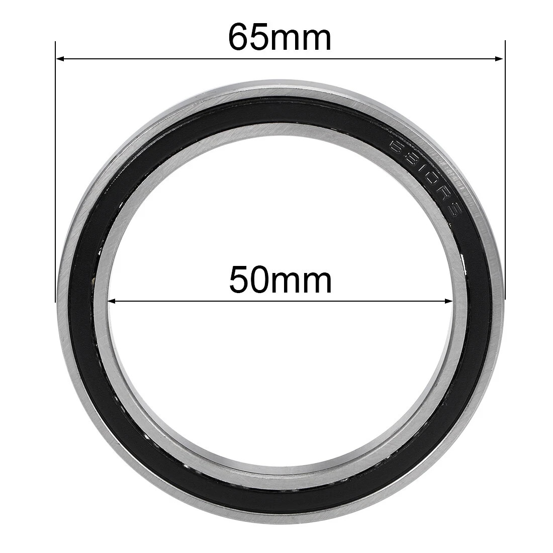 2pcs 6810-2RS Deep Groove Ball Bearings Double Sealed Chrome Steel Z2