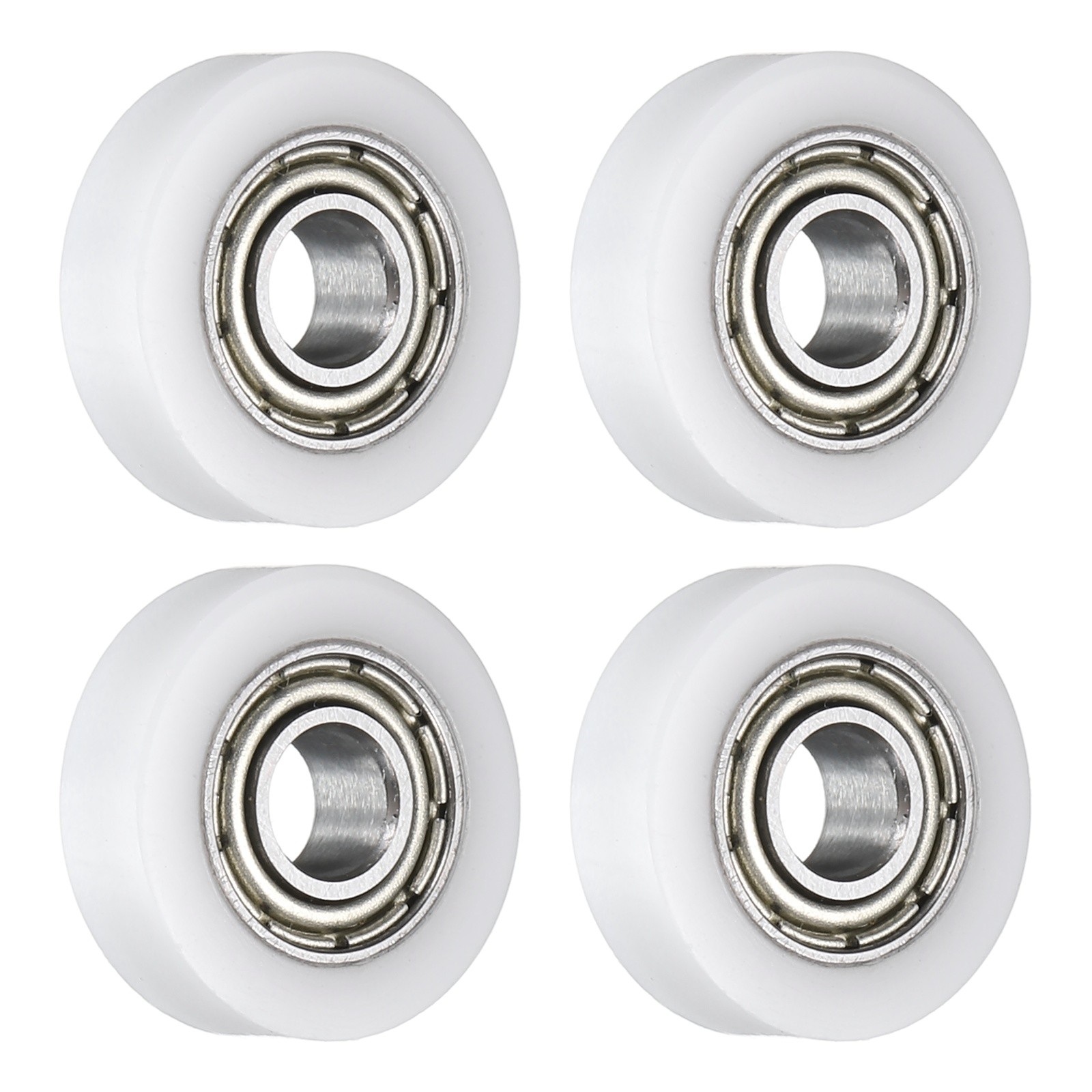 4Pcs 684ZZ Ball Bearing 4x13x4mm Double Metal Shielded Chrome Steel, White