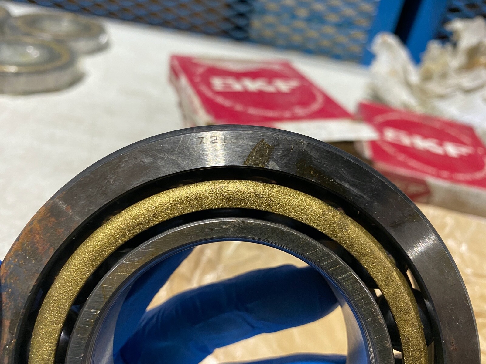 One (1) SKF 7213 BYC or BYG? Bearing, New Old Stock