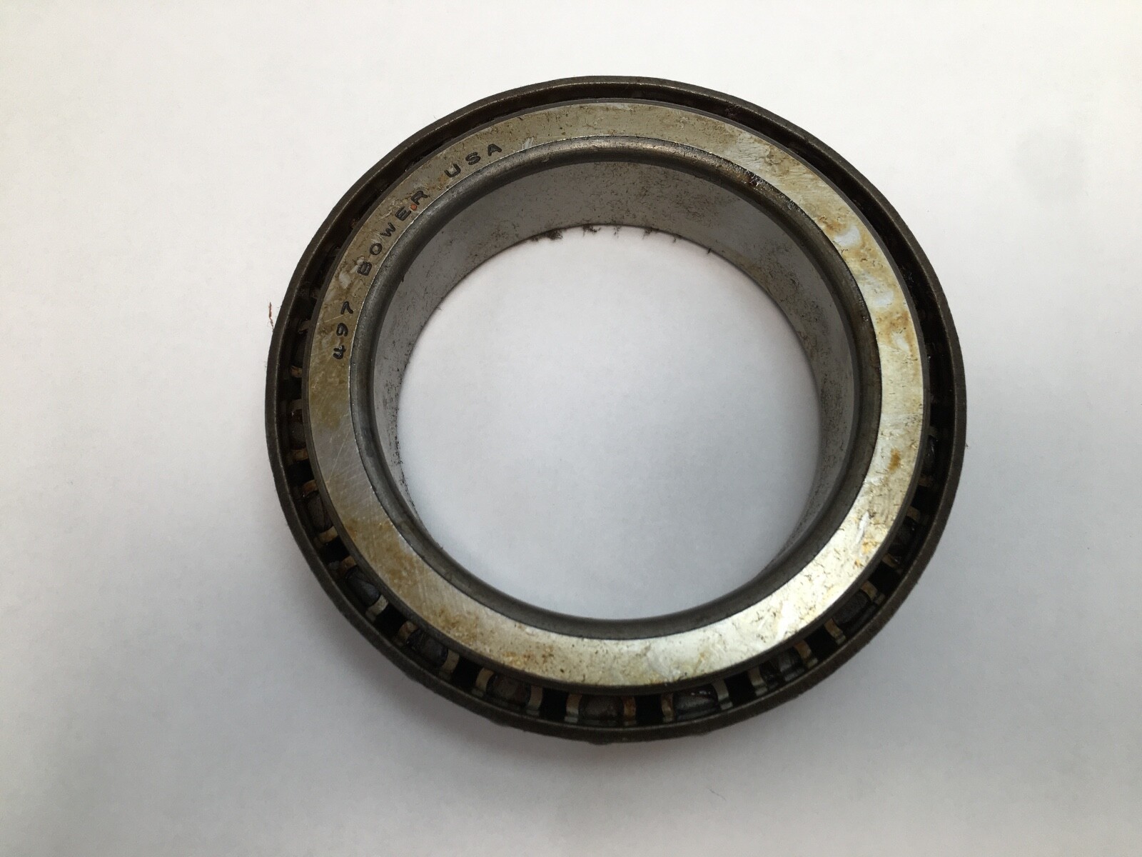 Bower 497 Taper Bearing Cone 3-3/8″ ID USA 4 pcs