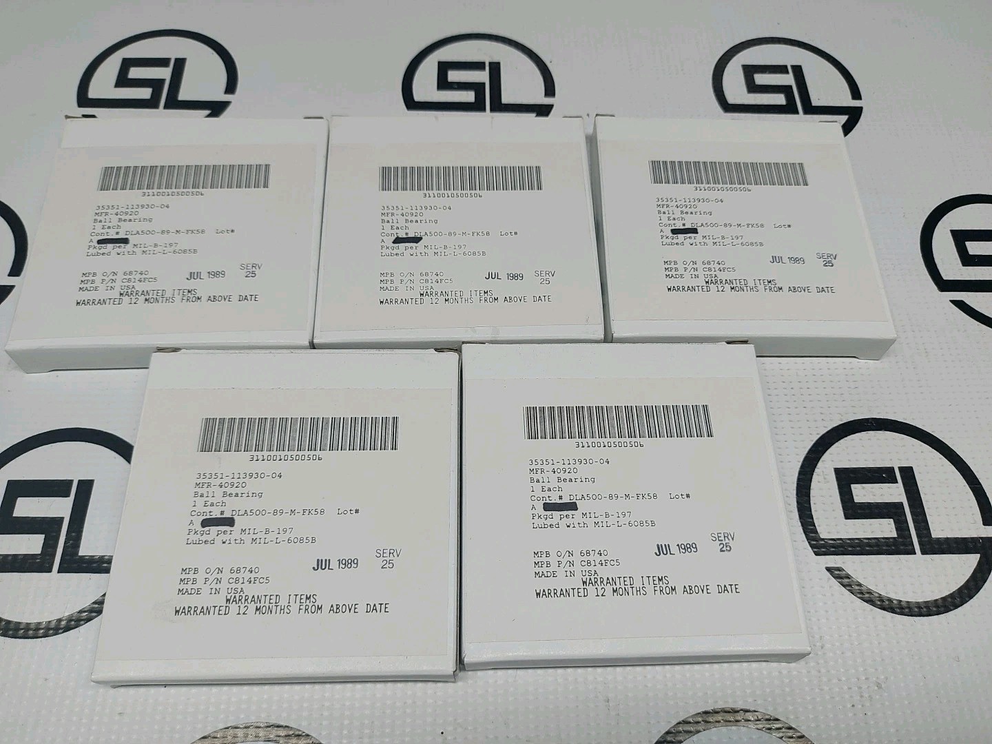 MPB SFR188 Flanged Bearing S-FR-188 C814FC5 1/4×1/2×1/8″ Stainless Steel 5 pcs
