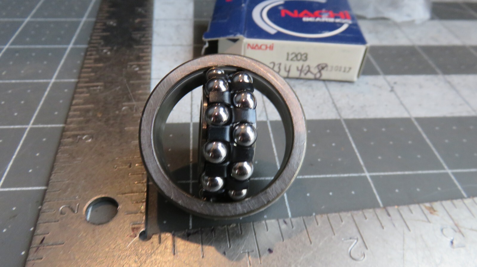 NACHI 1203 Self Aligning Ball Bearing 17x40x12 mm