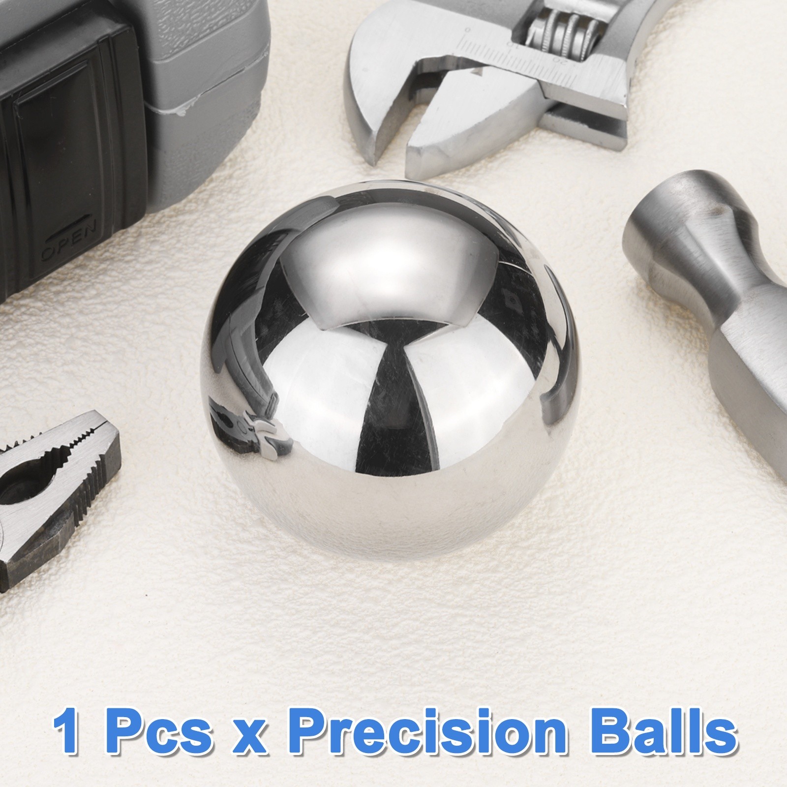 Precision Balls 2-5/8″ Dia G100 Solid Chrome Steel Bearing Balls