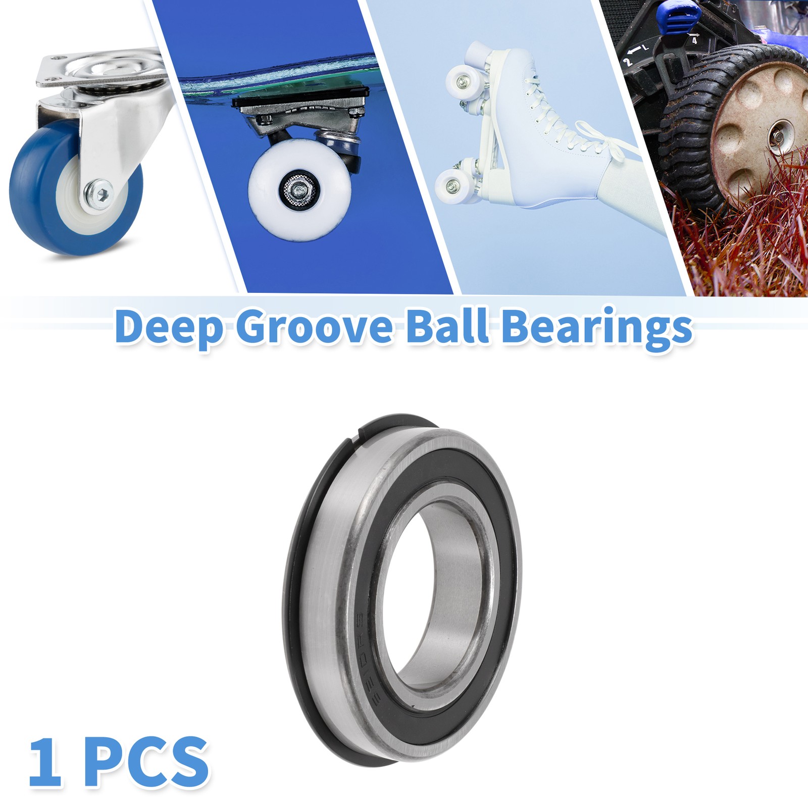 6210NR2RS Deep Groove Ball Bearings 50x90x20mm Scooter Skateboard Wheel