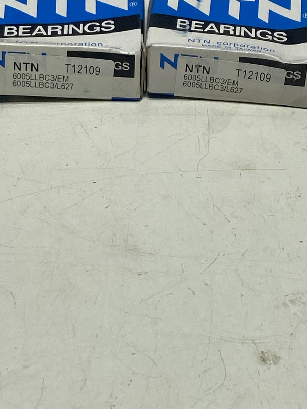 Lot of (2) NTN 6005LLBC3/EM Ball Bearing Rubber Sealed Both Sides NEW