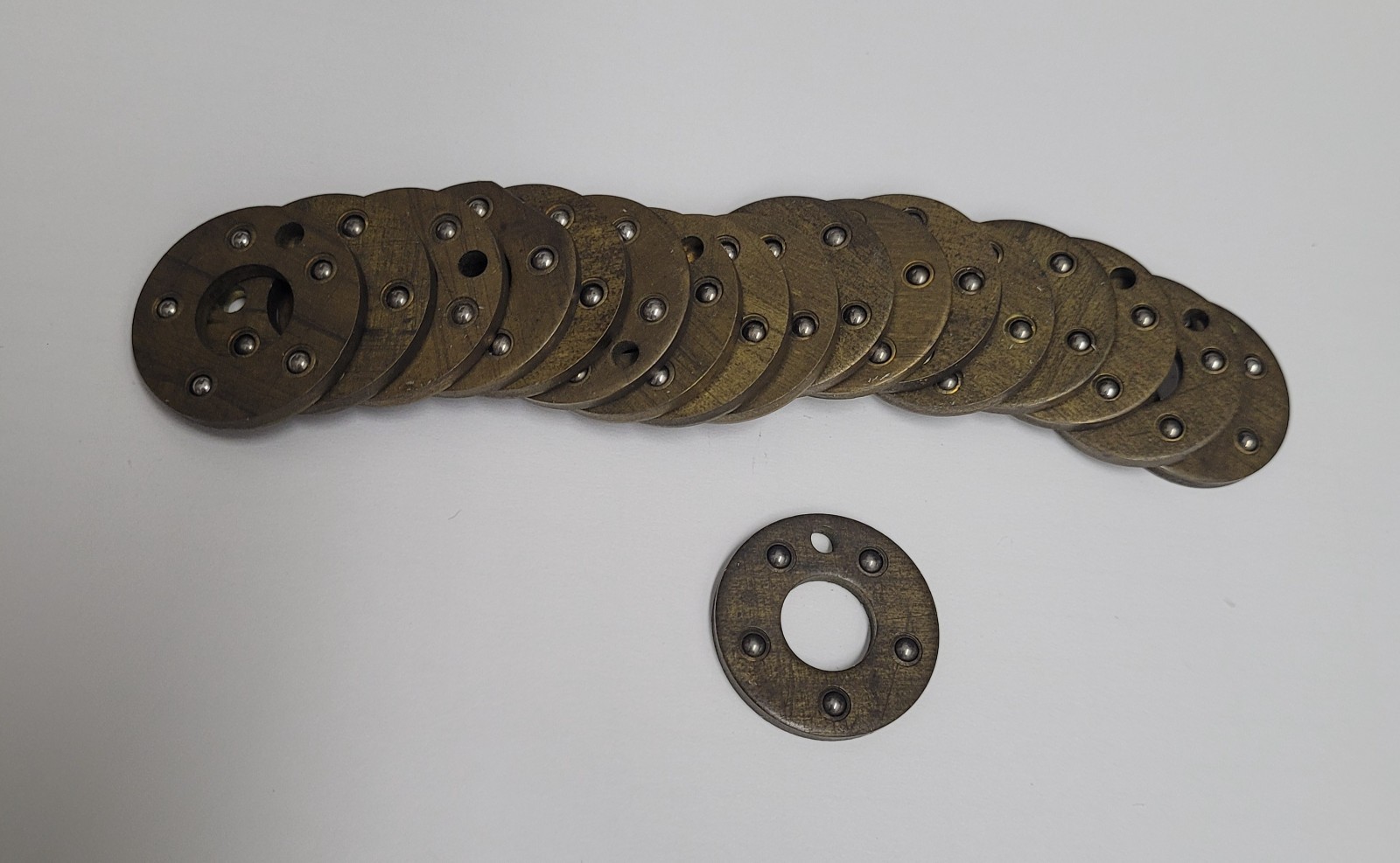 18 Vintage Bearings Lot – 1 1/16” Outside with 7/16” Bore – Unused NOS