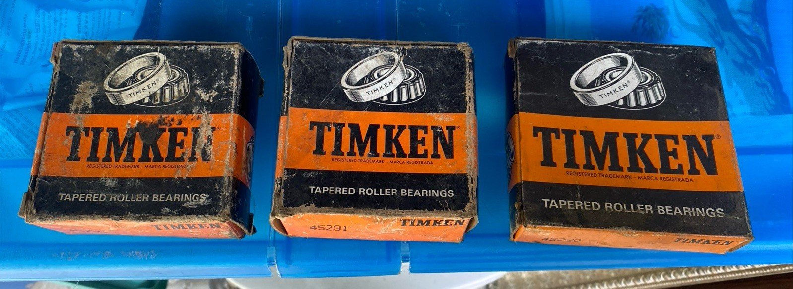 45291 & 45220 Timken Tapered Roller Bearings NOS