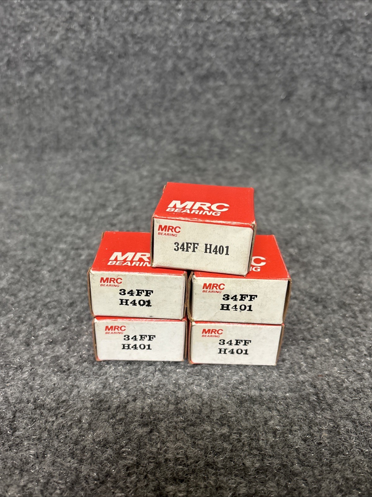Lot of 28 – MRC 34FF H401 Single Row Ball Bearing 4mm ID x 16mm OD x 5mm W New