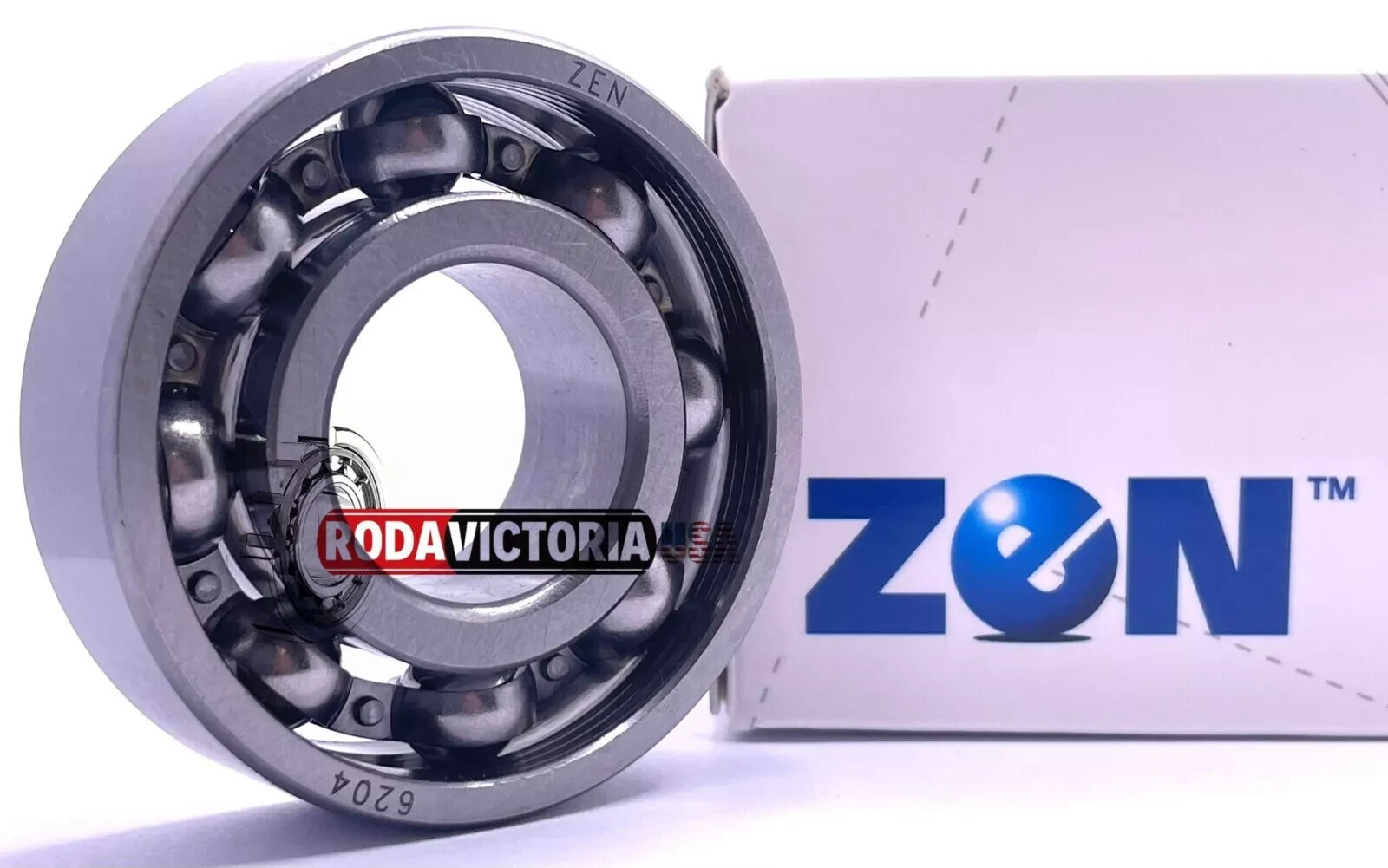 ZEN 6204 Deep Groove Ball Bearing Open Type No Seals 20x47x14 mm