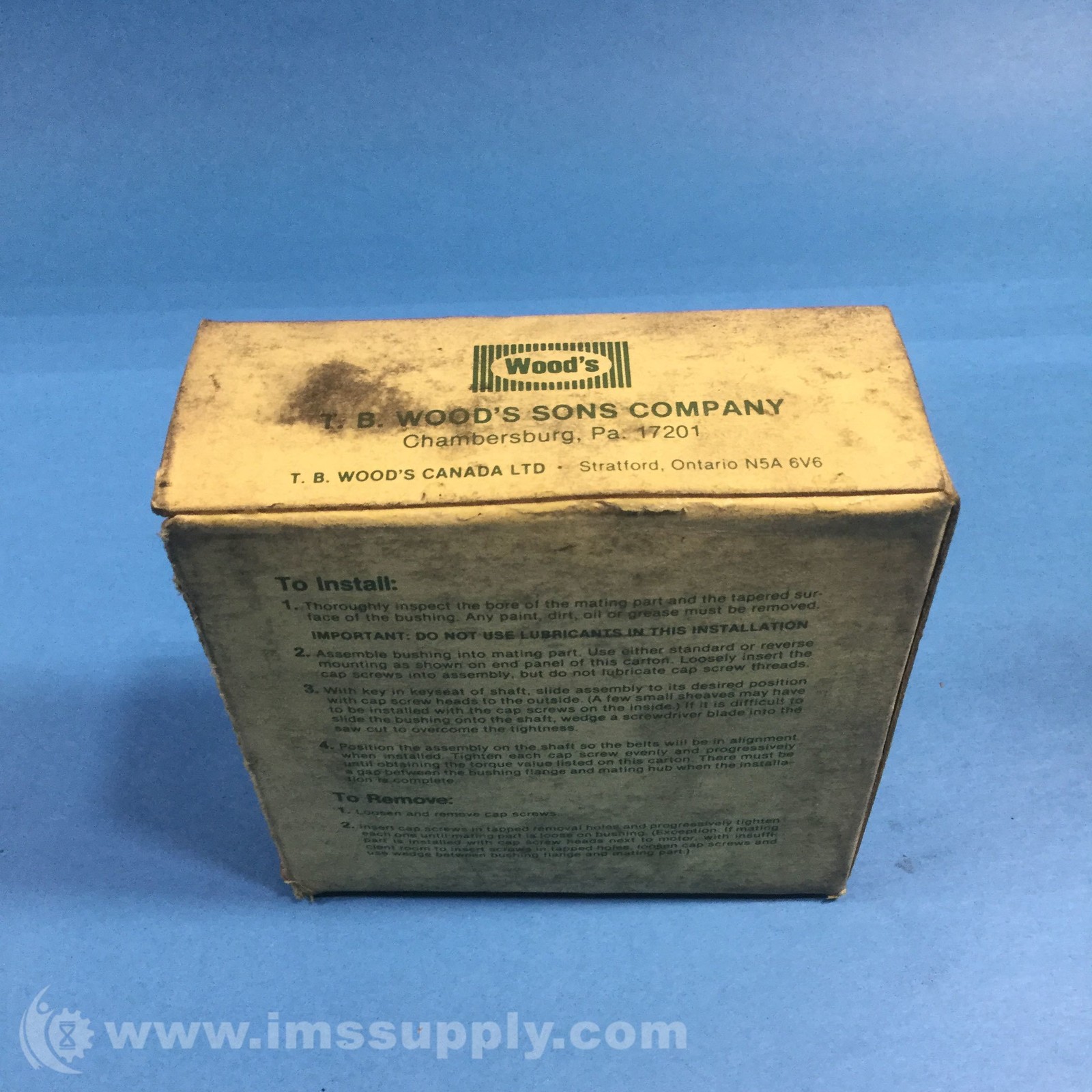 TB Woods SDS134 Quick Disconnect Bushing, SDS Bushing FNFP