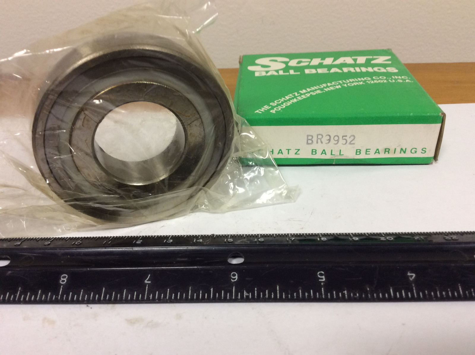 New. Schatz BR9952 Single Row Ball Bearing, 1 .125″ ID, 2.500″ OD, .625″ Width