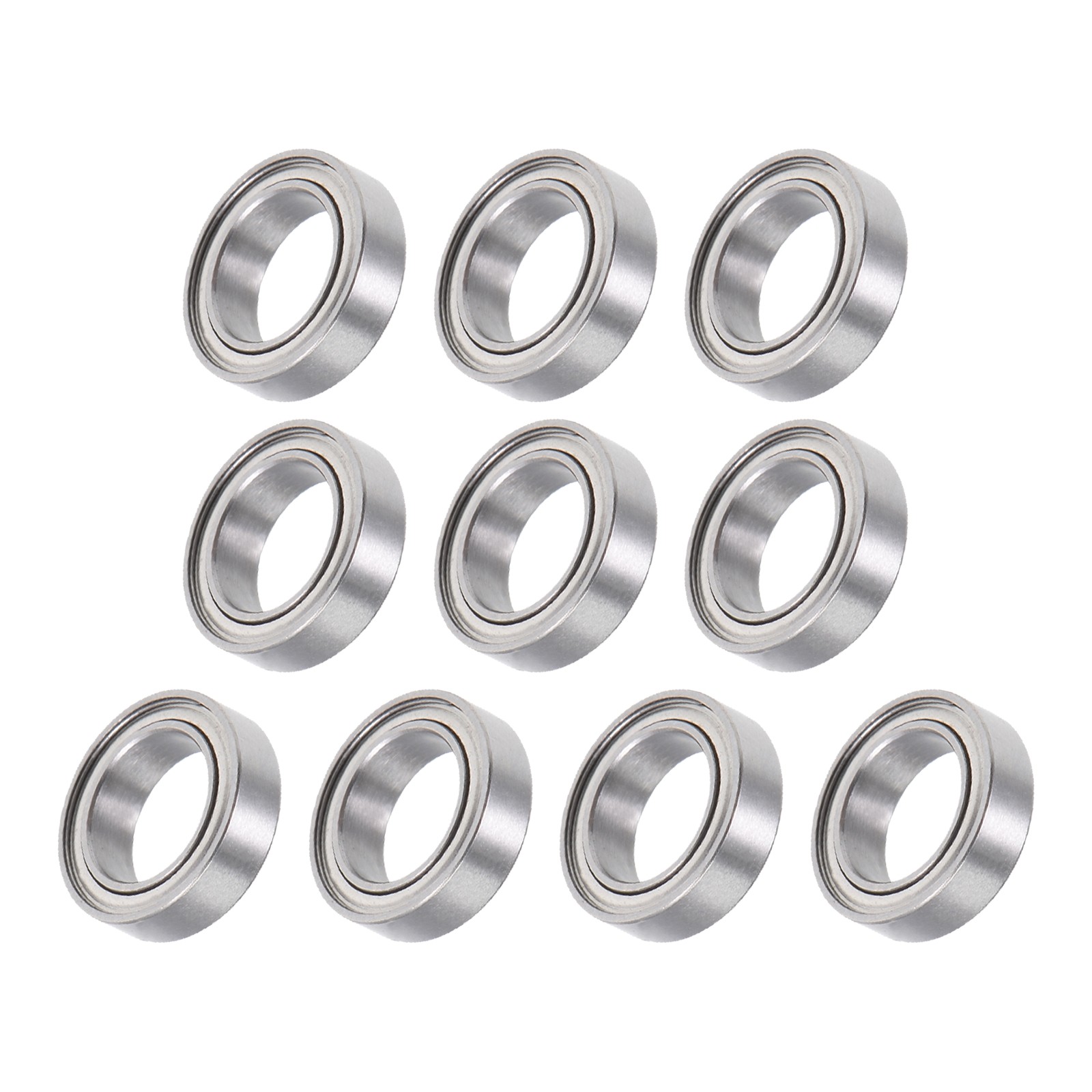 Deep Groove Ball Bearings (MR117ZZ, 7mmx11mmx3mm) 10Pcs, Chromium Steel