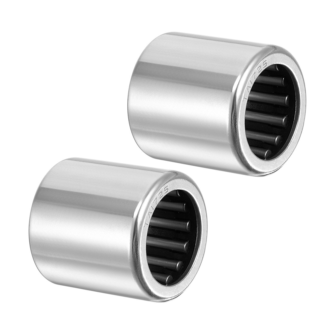 TA1725 Needle Roller Bearings Open End 17mm Bore 24mm OD 25mm Width 2pcs