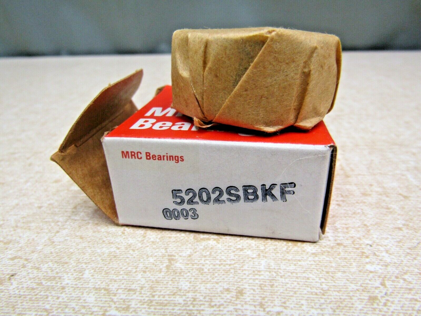 MRC SKF 5202SBKF 15mm x 35mm x .625″ Angular Contact Bearing w/ 1 Metal Shield