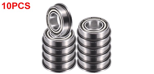 10 Pcs F688ZZ 8x16x5mm Double Metal Shield Single Row Deep Groove Ball Bearings