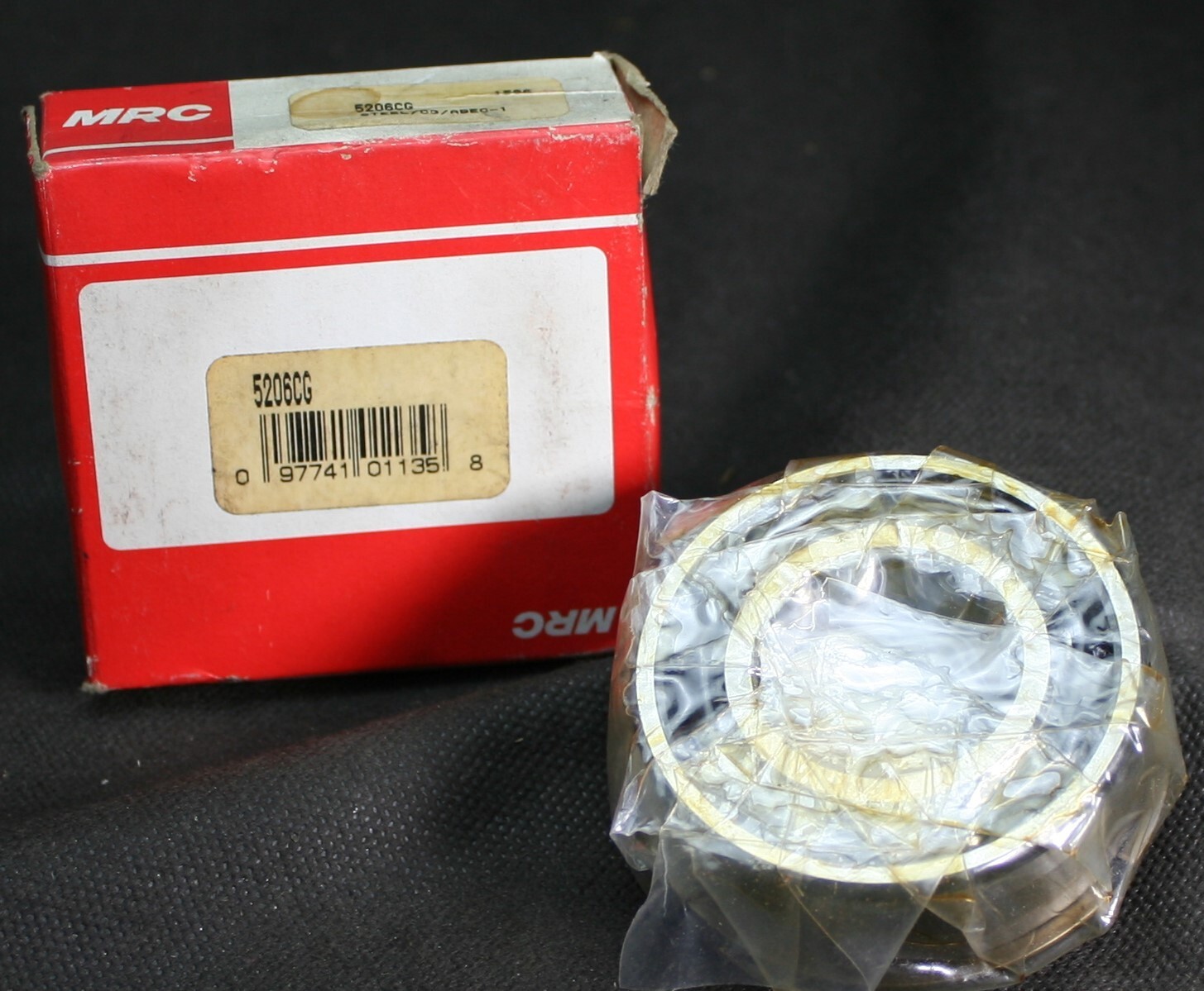 One (1) MRC 5206 CG C3 Angular Contact Bearing Snap Ring 30MM ID USA