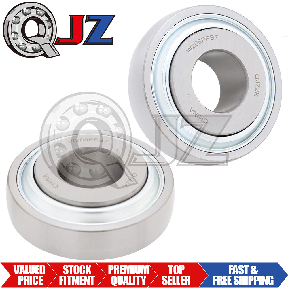 [2-Pack] W208PPB7 Disc Harrow Bearing [1.188″ Round Bore x 3.15″ OD x 1.188 W]
