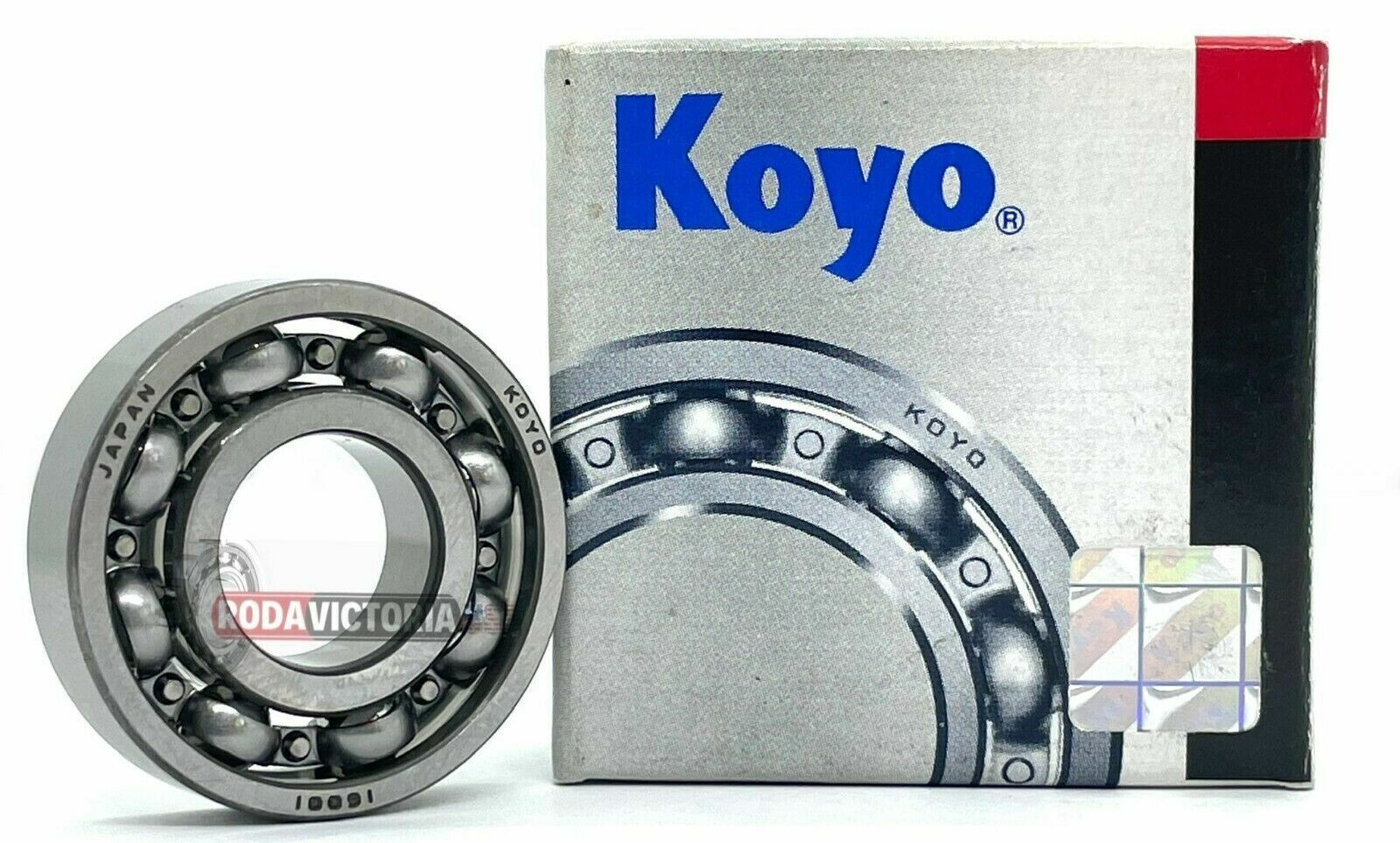 KOYO JAPAN 16001 DEEP GROOVE BALL BEARING, OPEN TYPE, NO SEALS 12x28x7 mm