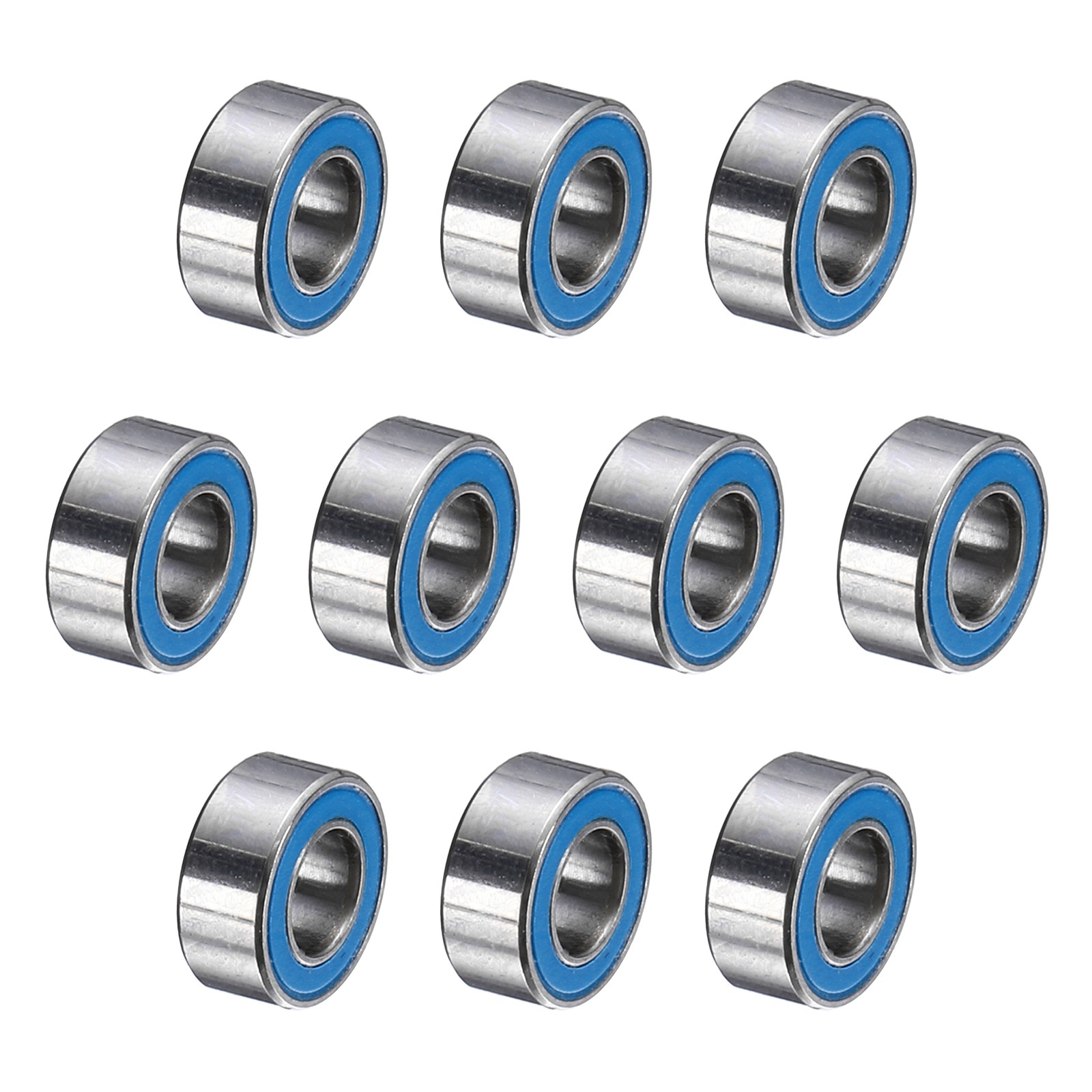 10 Pcs 3x6x2.5mm MR63-2RS Deep Groove Bearing Double Sealed Chrome Steel P5