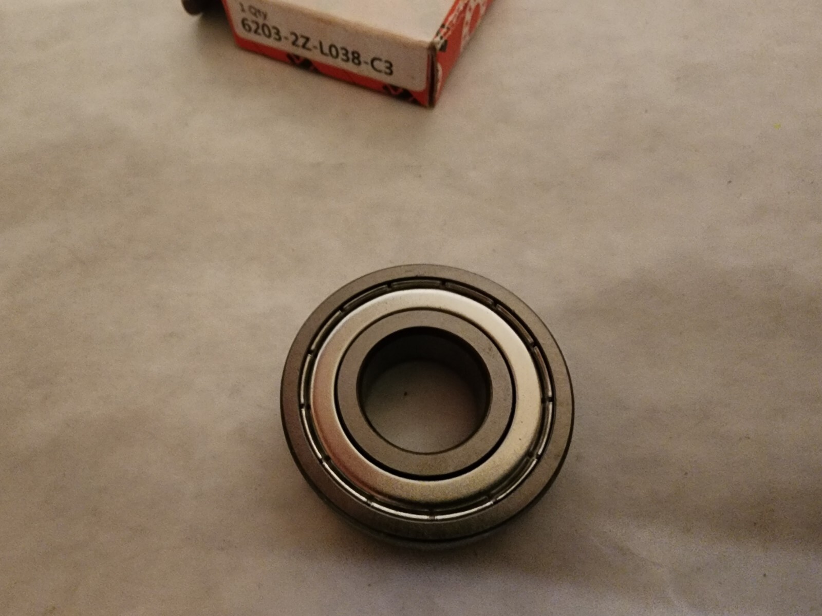 FAG 6203-2Z-L038-C3 Deep Groove Ball Bearing 40MM x 17MM x 12MM Steel Shielded