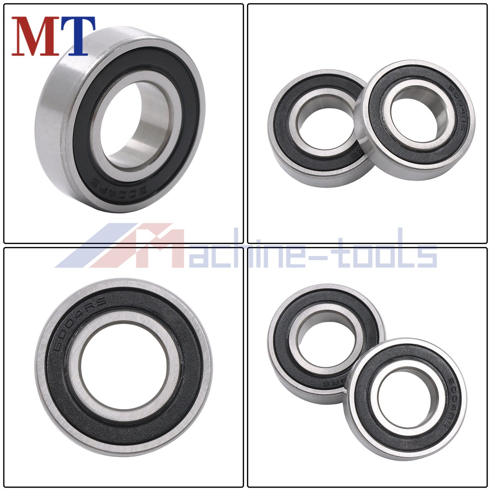 10 Pcs 6004-2RS C3 Bearing 20x42x12mm Premium Rubber Sealed Industrial Grade