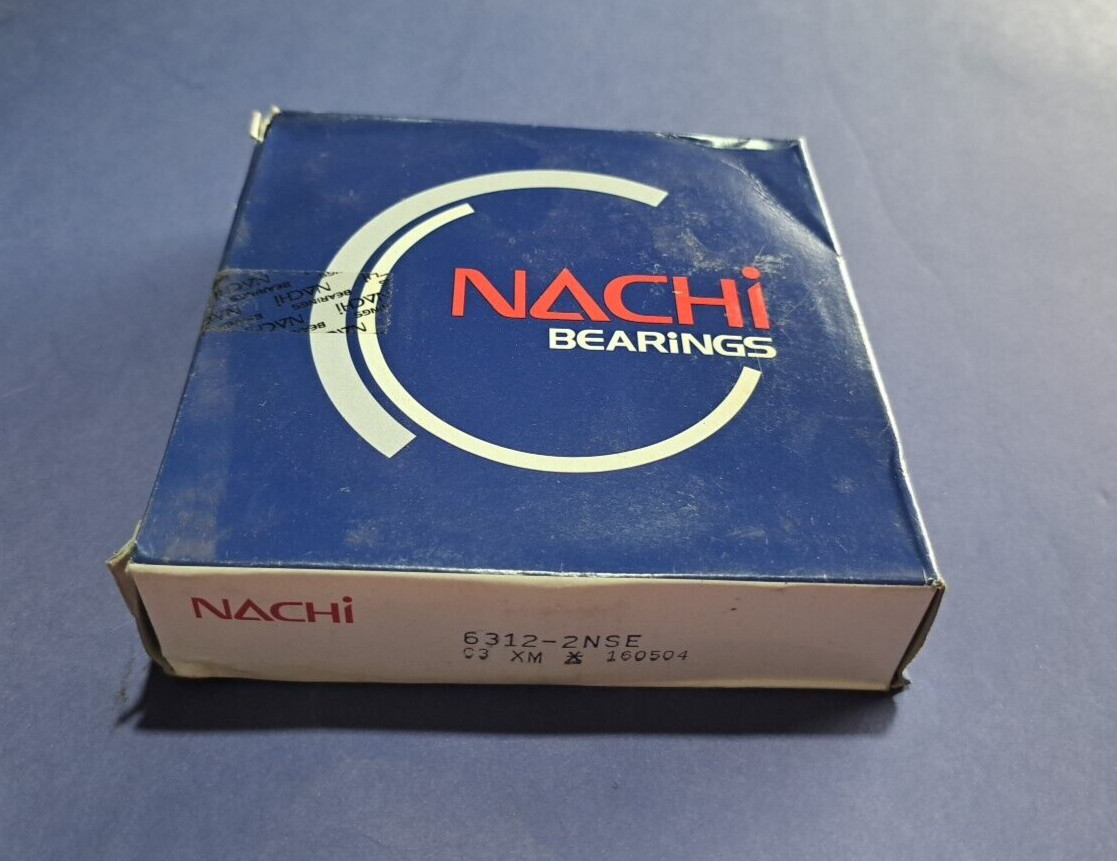 Nachi Ball & Roller Bearing 6312-2NSE Made in Japan **NOS