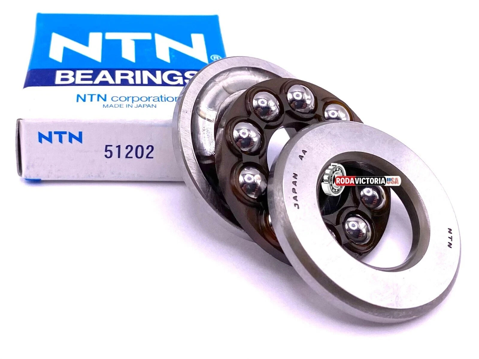 NTN Japan 51202 Axial Deep Groove Ball Bearing 15x32x40 mm