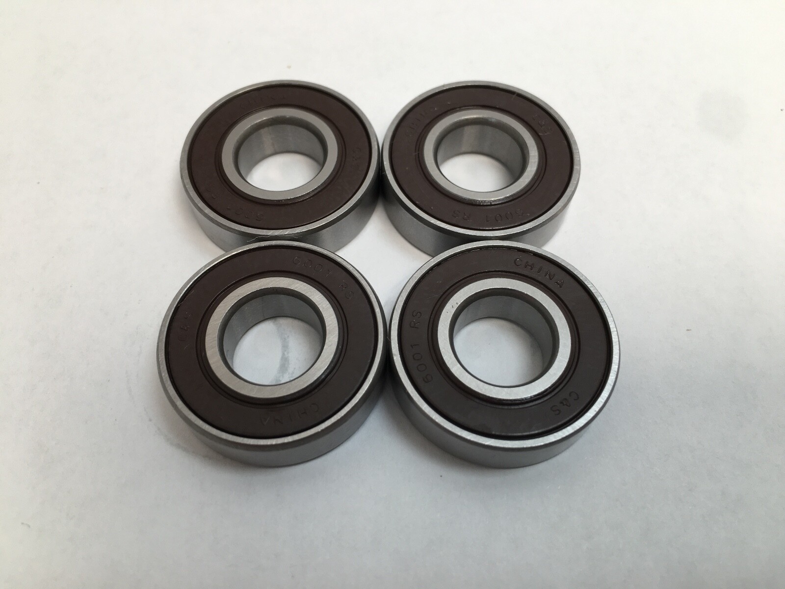4 pcs 60012RS Bearing Rubber Seals 12x28x8 mm 6001 2RS RS 6001RS