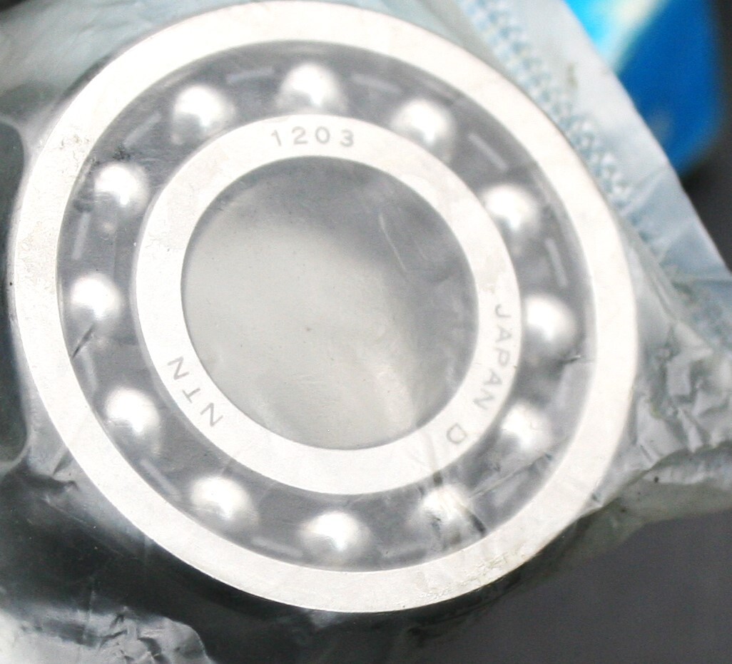 One (1) NTN 1203 S Self Aligning Bearing 17 MM ID Japan NEW