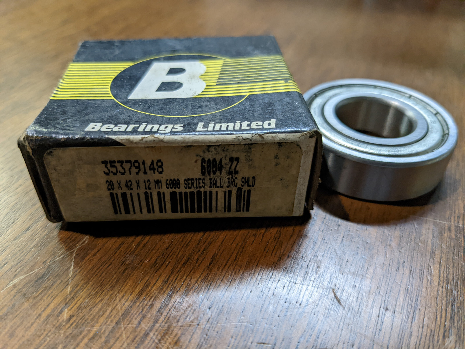 6004-ZZ Bearings Limited Two Side Metal Shield Ball 20x42x12 6004 ZZ 6004ZZ