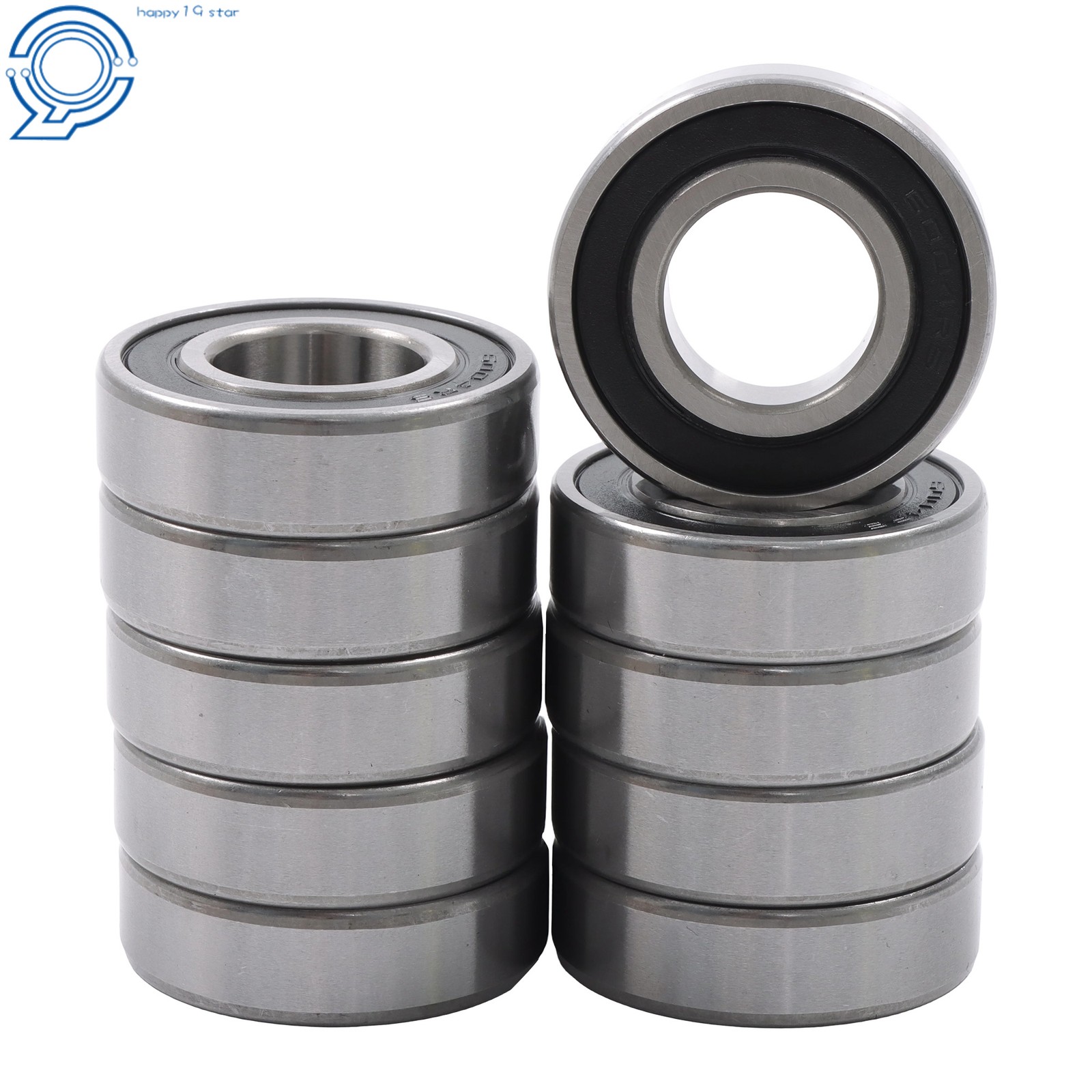 20x42x12mm Ball Bearing 6004 2RS C3 10 Pieces Premium Rubber Sealed Bearings