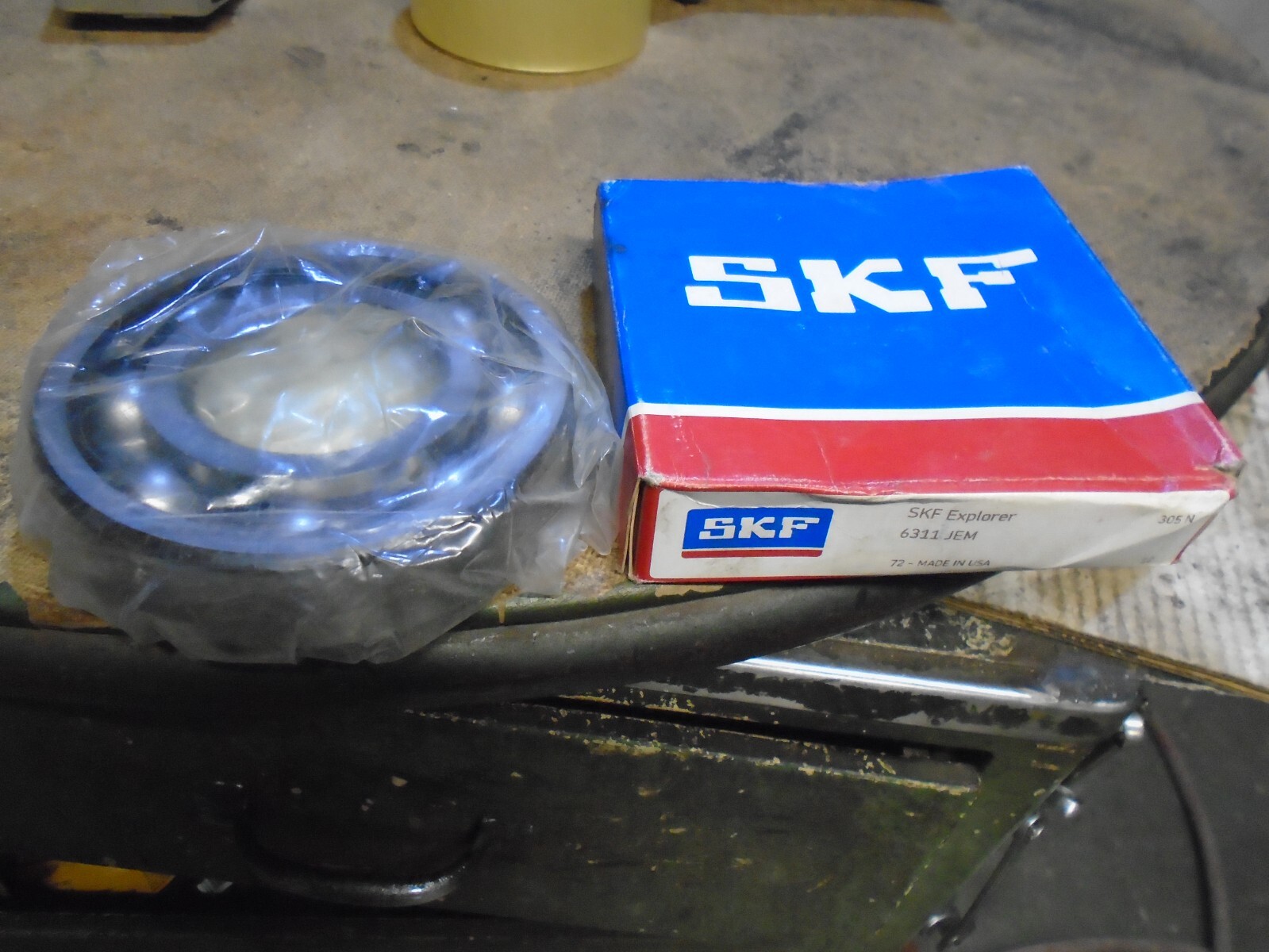NOS SKF 6311 JEM 55mm x 120mm x 29mm Open Bearing Made in USA