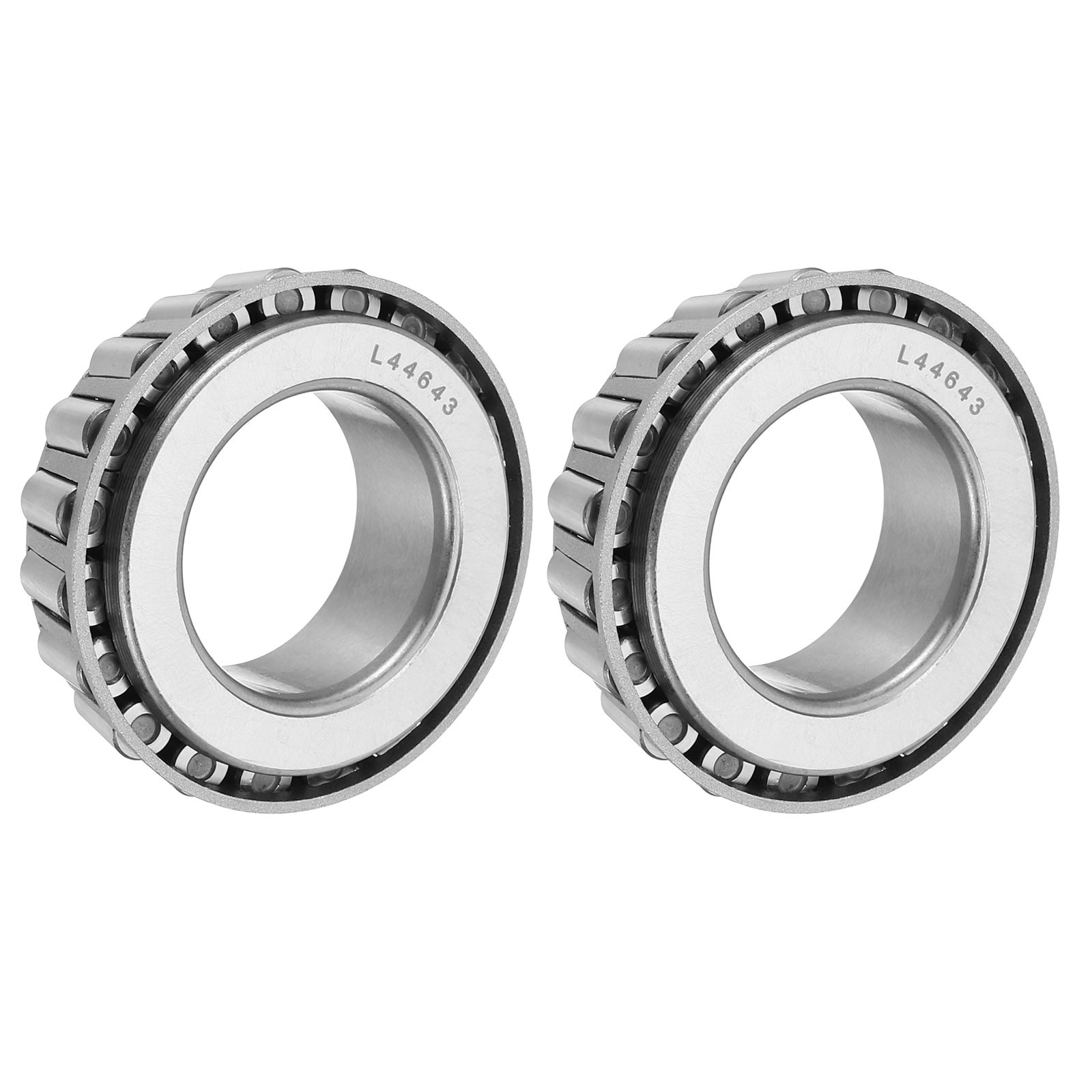 2pcs L44643 Tapered Roller Bearing Cone 25mm Bore x 45.5mm OD P6
