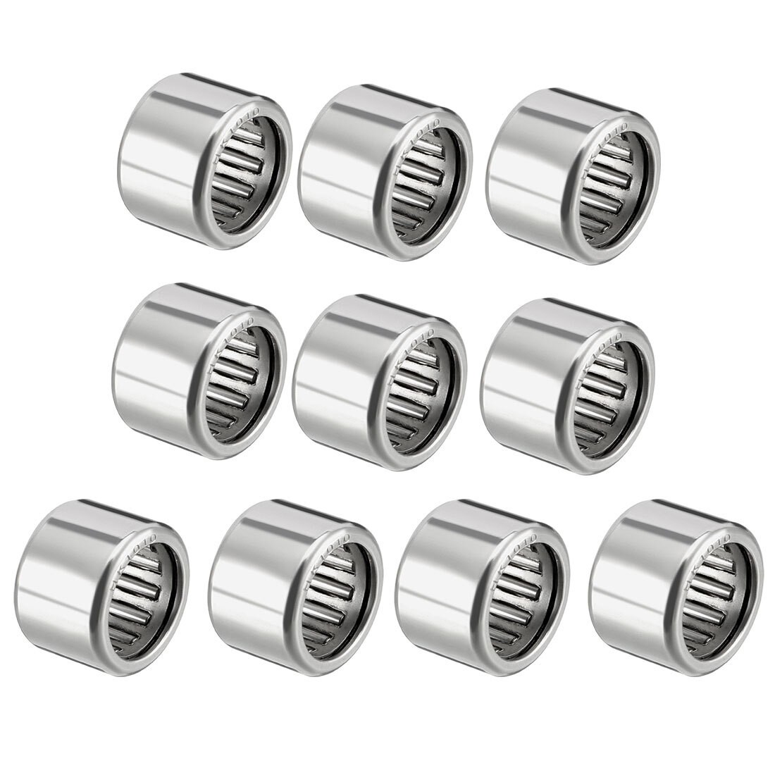 10pcs HK1010 Drawn Cup Needle Roller Bearings 10mm Bore Dia 14mm OD 10mm Width