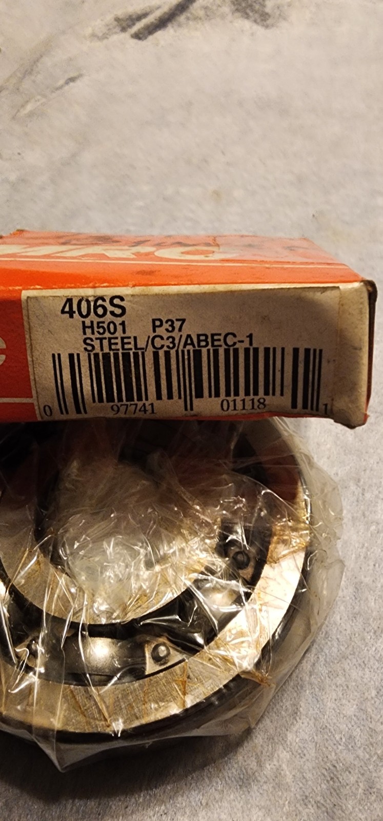 Mrc 406S Bearing Nos