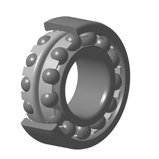 2314 Double Row Self-Aligning Ball Bearing 70x150x51 mm. by CX brand