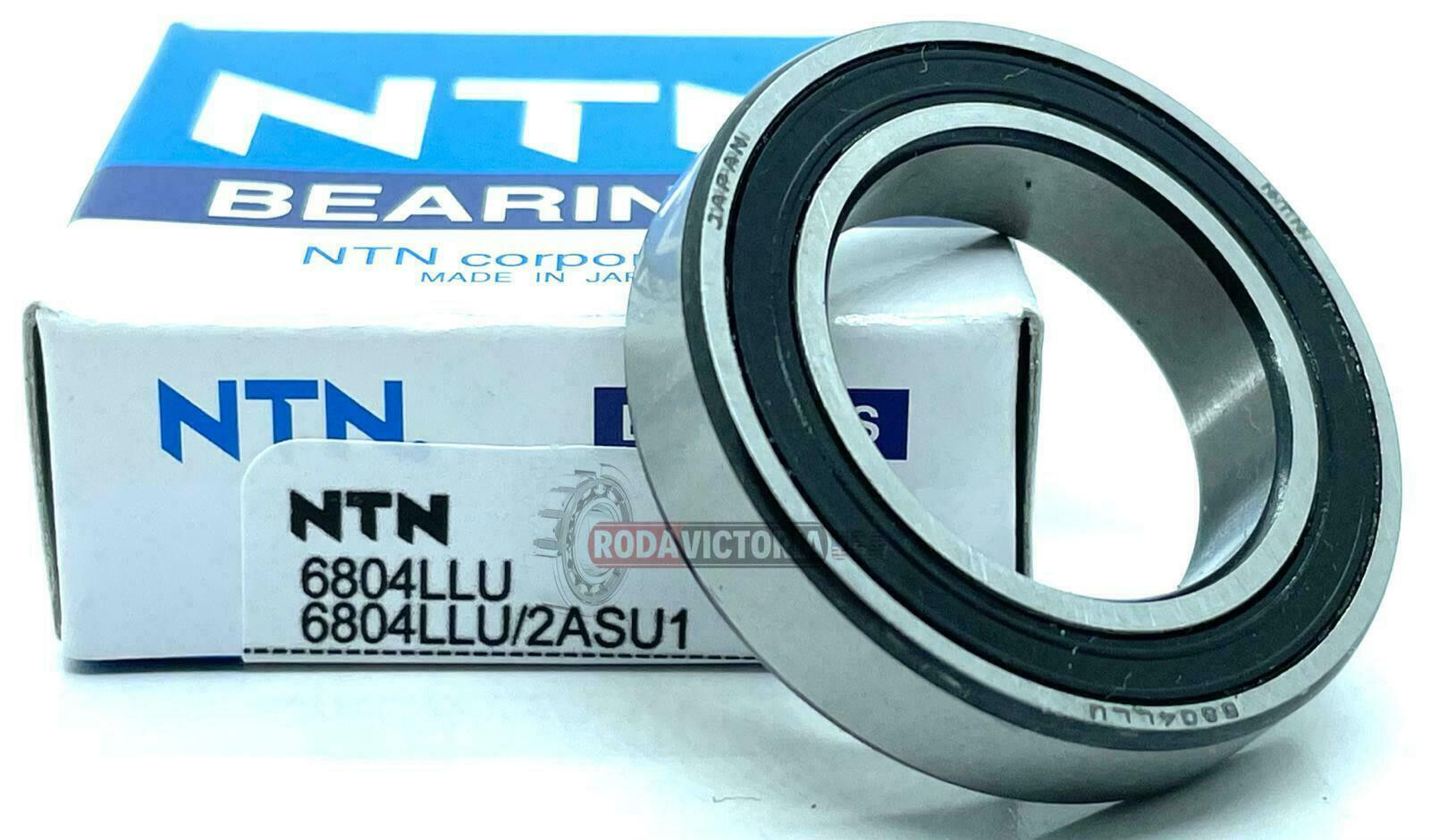 NTN JAPAN 6804 jR LLU/5K BALL BEARING, RUBBER SEALED 6804 2RS 20x32x7mm 61804