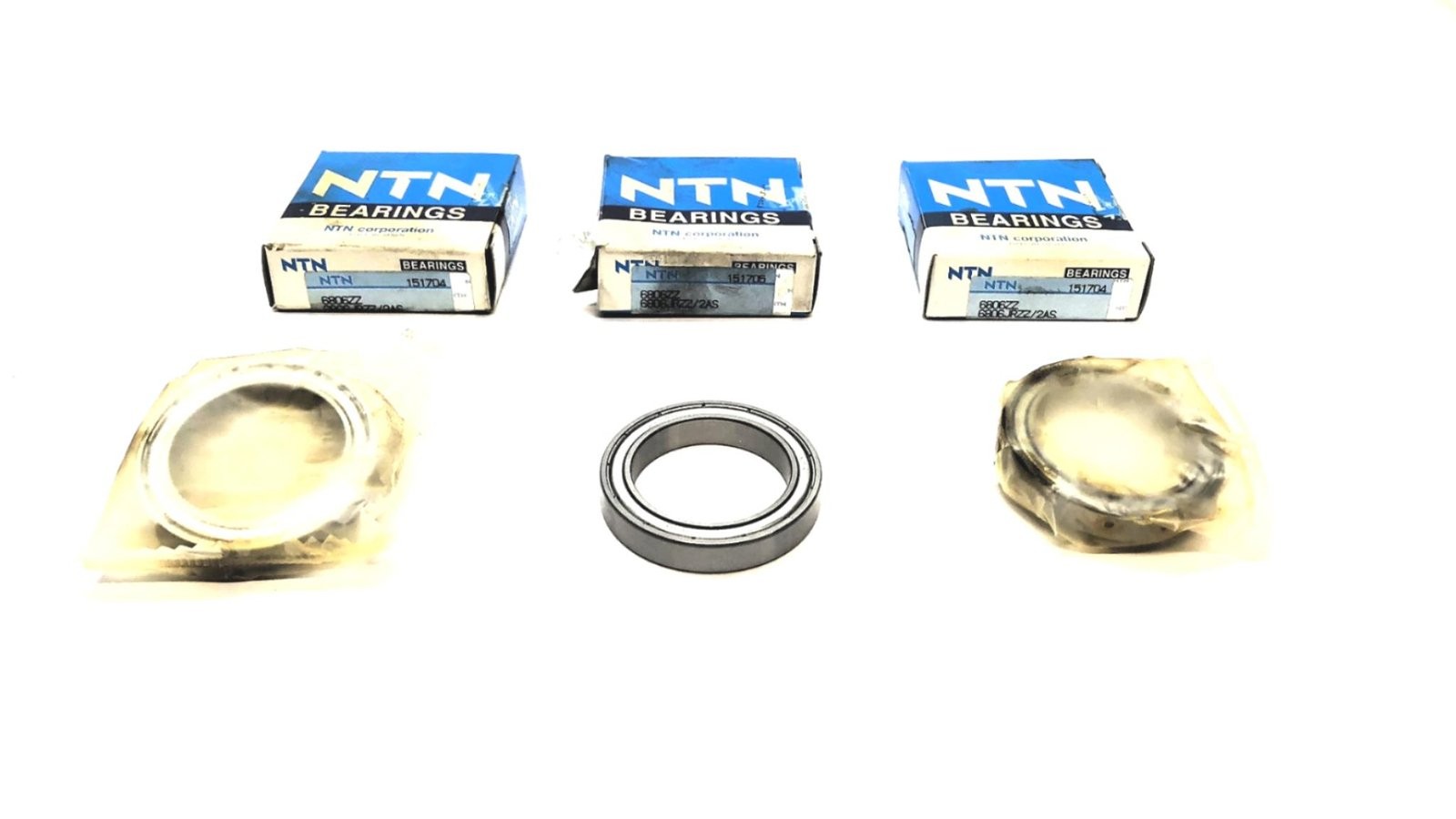 NTN Deep Groove Ball Bearing 6806ZZ (6806JRZZ/2AS) [Lot of 3] NOS