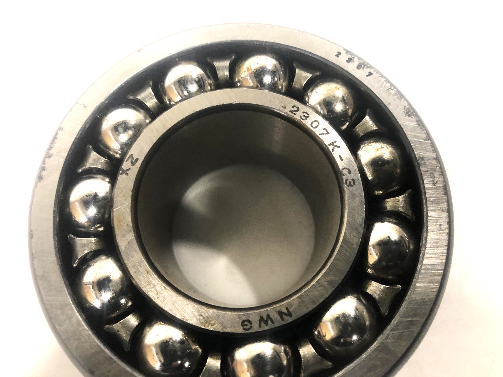 Unbranded NWG Double Row Self-Aligning Ball Bearing 2307K-C3 NOS
